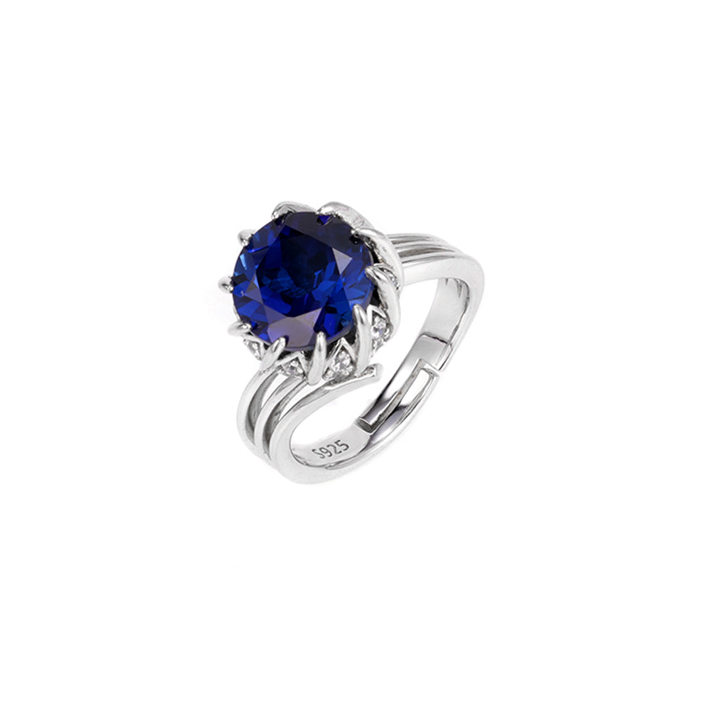 The Midnight Lotus Ring